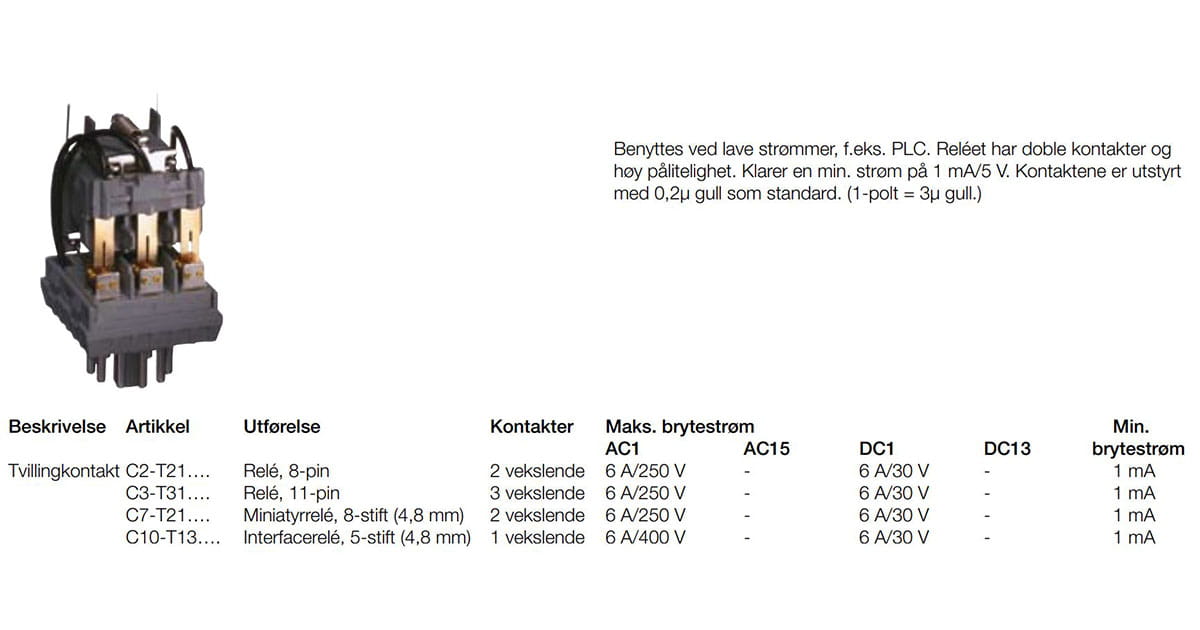 Applikasjonsguide ComatReleco 8
