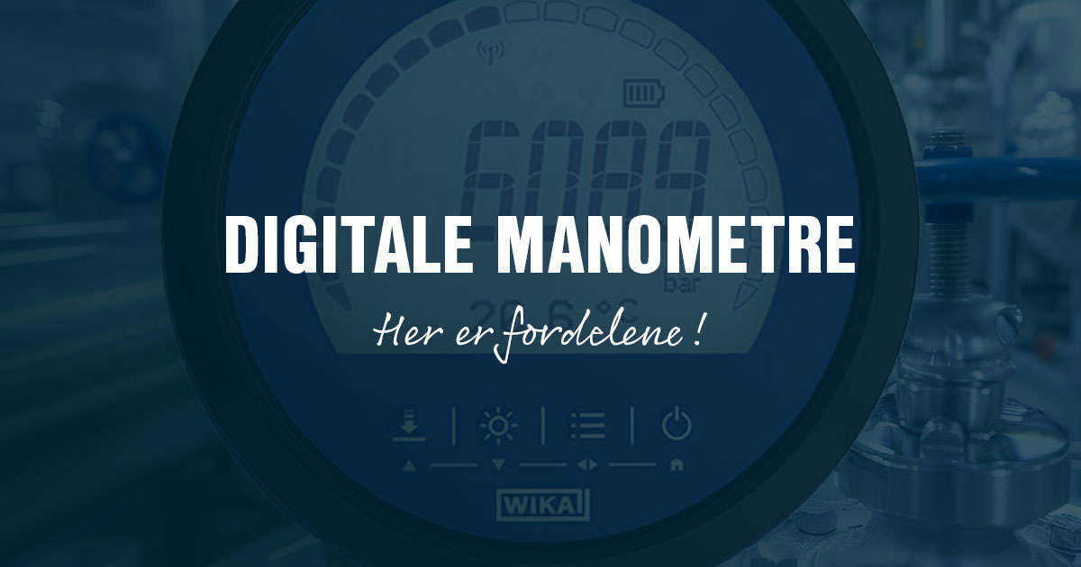 Digitalt manometer fra WIKA