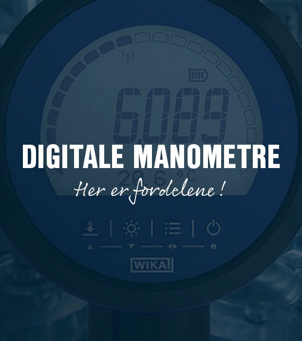 Digitale manometre fra WIKA