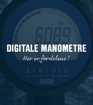 Digitale manometre fra WIKA