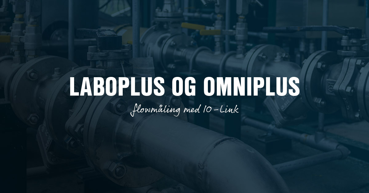 Laboplus og omniplus fra Senseca, flowmåling med IO-link