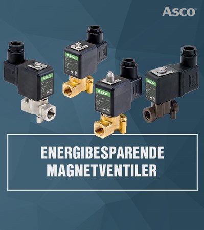 Energisparende magnetventiler