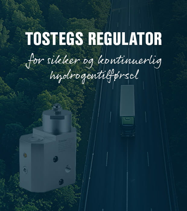 Pålitelig trykkregulering for hydrogenkjøretøy med brenselceller