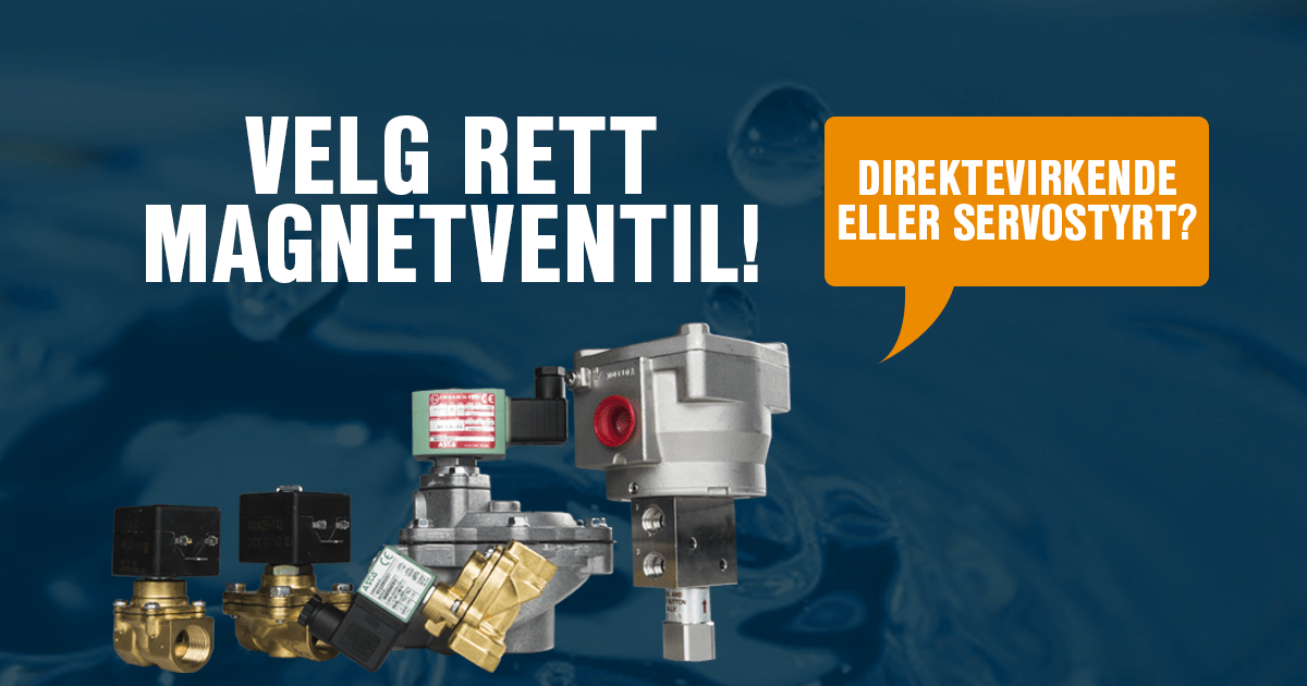 Velg rett magnetventil