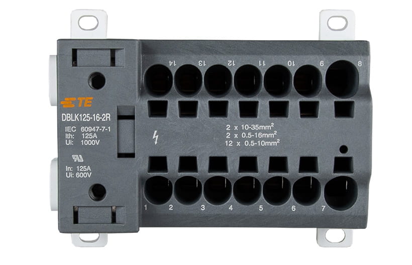 Brukervennlig og plassbesparende klemmer fra te connectivity