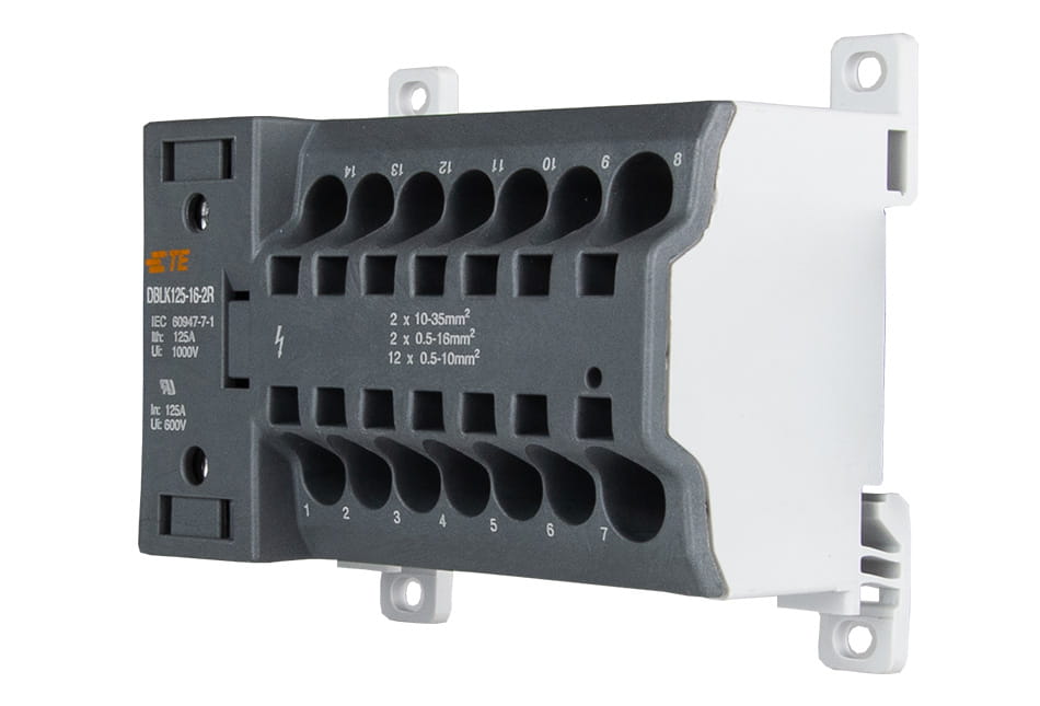 Brukervennlig og plassbesparende klemmer fra te connectivity