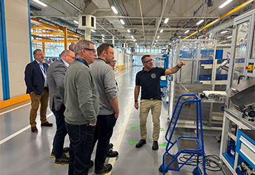 Omvisning hos Emerson