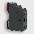 Signalomformer PT-100 3(2)-leder inn, 0-20 mA, 4-20 mA, 0-10V ut, 24-240 VAC/DC. Push-In