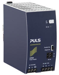 Strømforsyning 1-fase 48VDC 10A