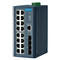 Ethernet switch unmanaget 18-GB porter + 4 FO 12-24 VDC