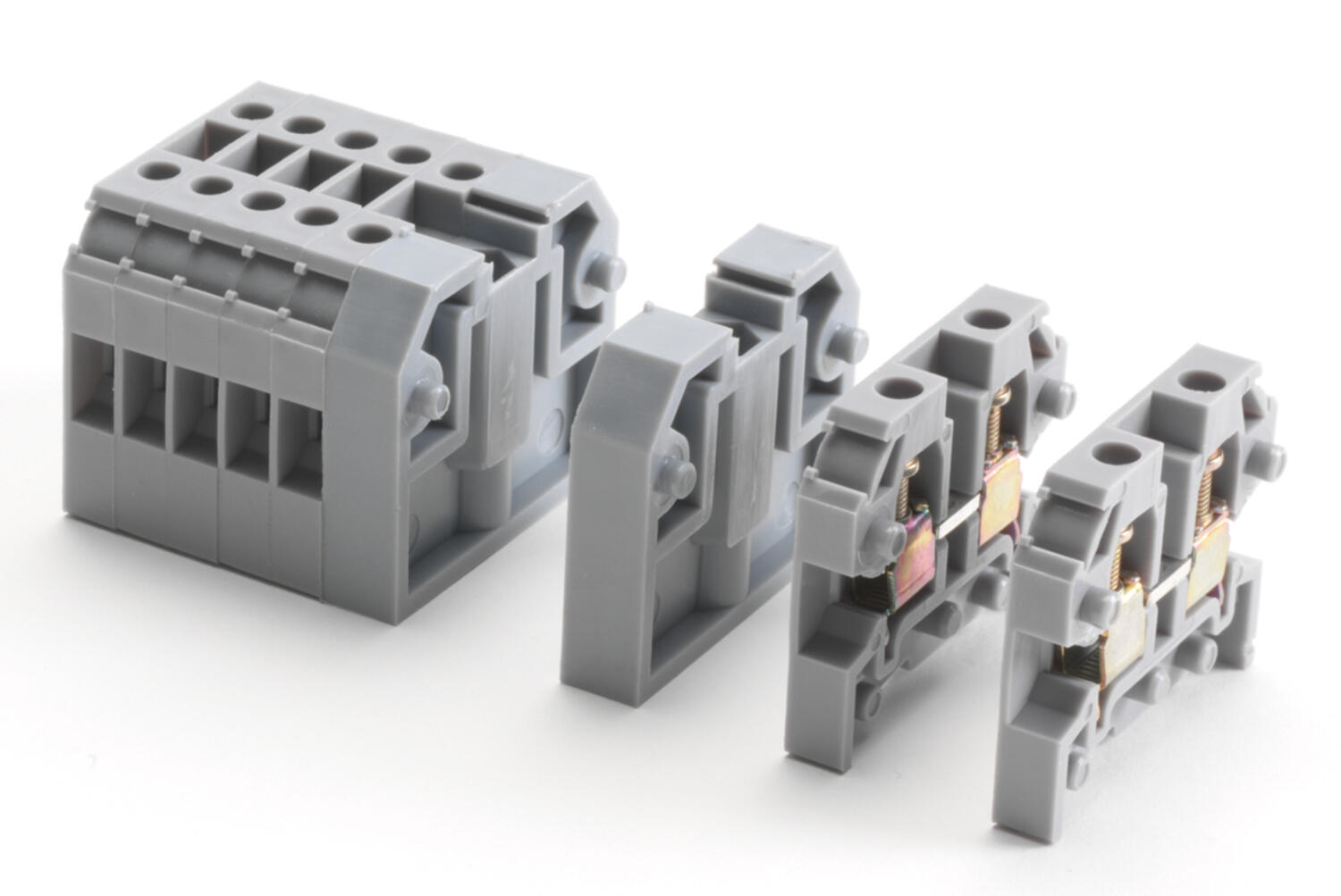 Bunnmonterte klemmer