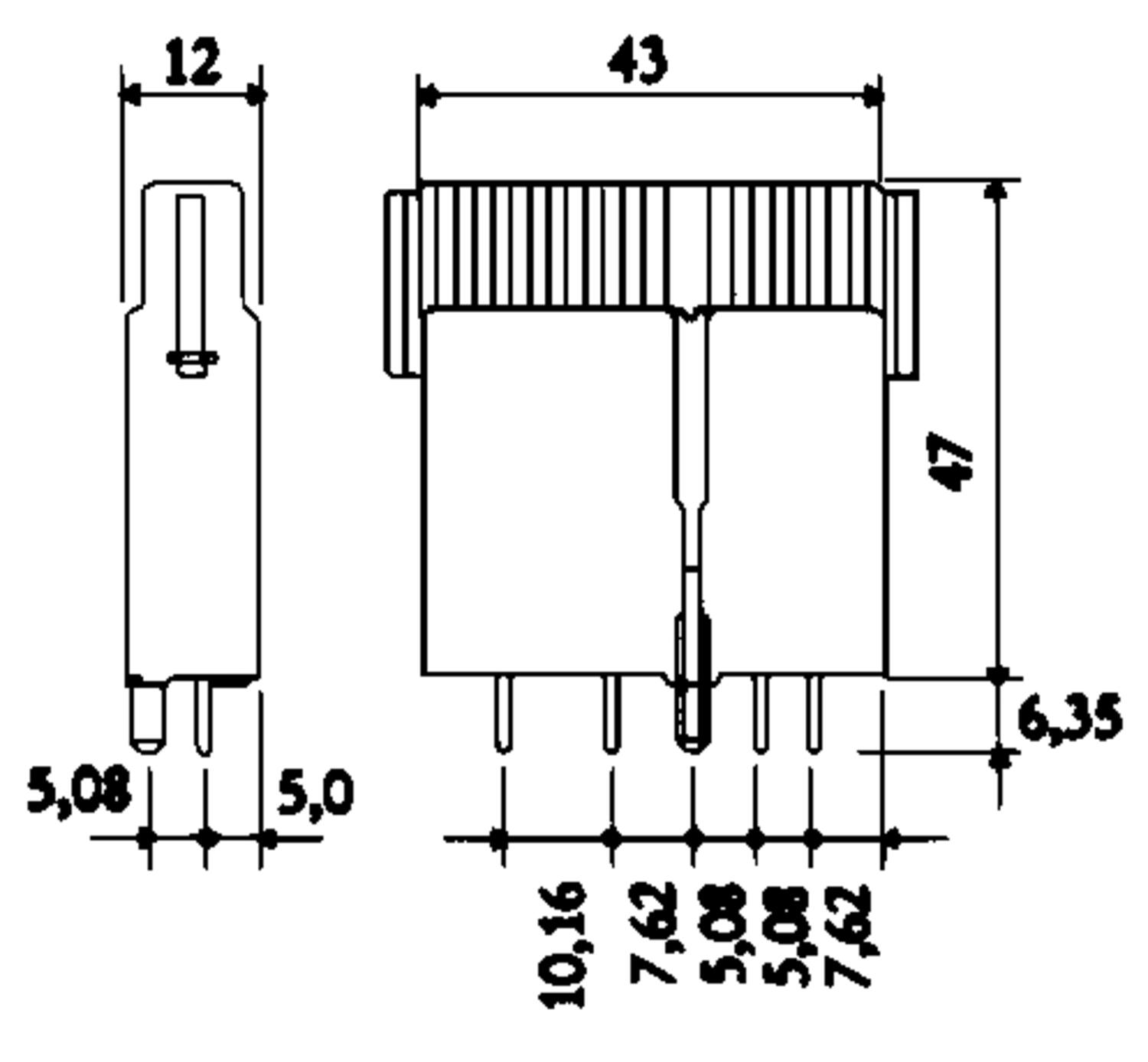 Dimension, Static exitrelays