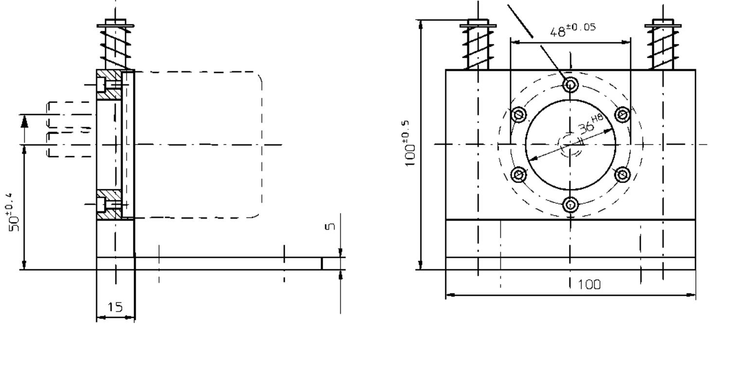 Dimensons. Resilient angel bracket.