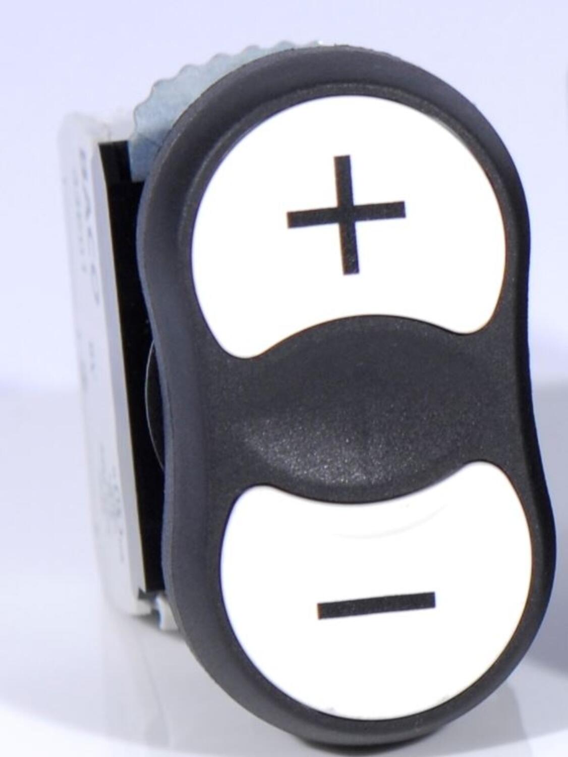 Dobbel trykknapp pluss minus