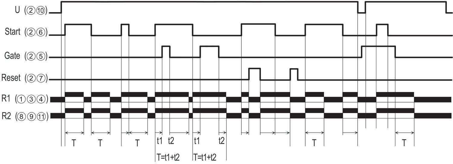 Function; Function Bw Pulse output (adjustable)