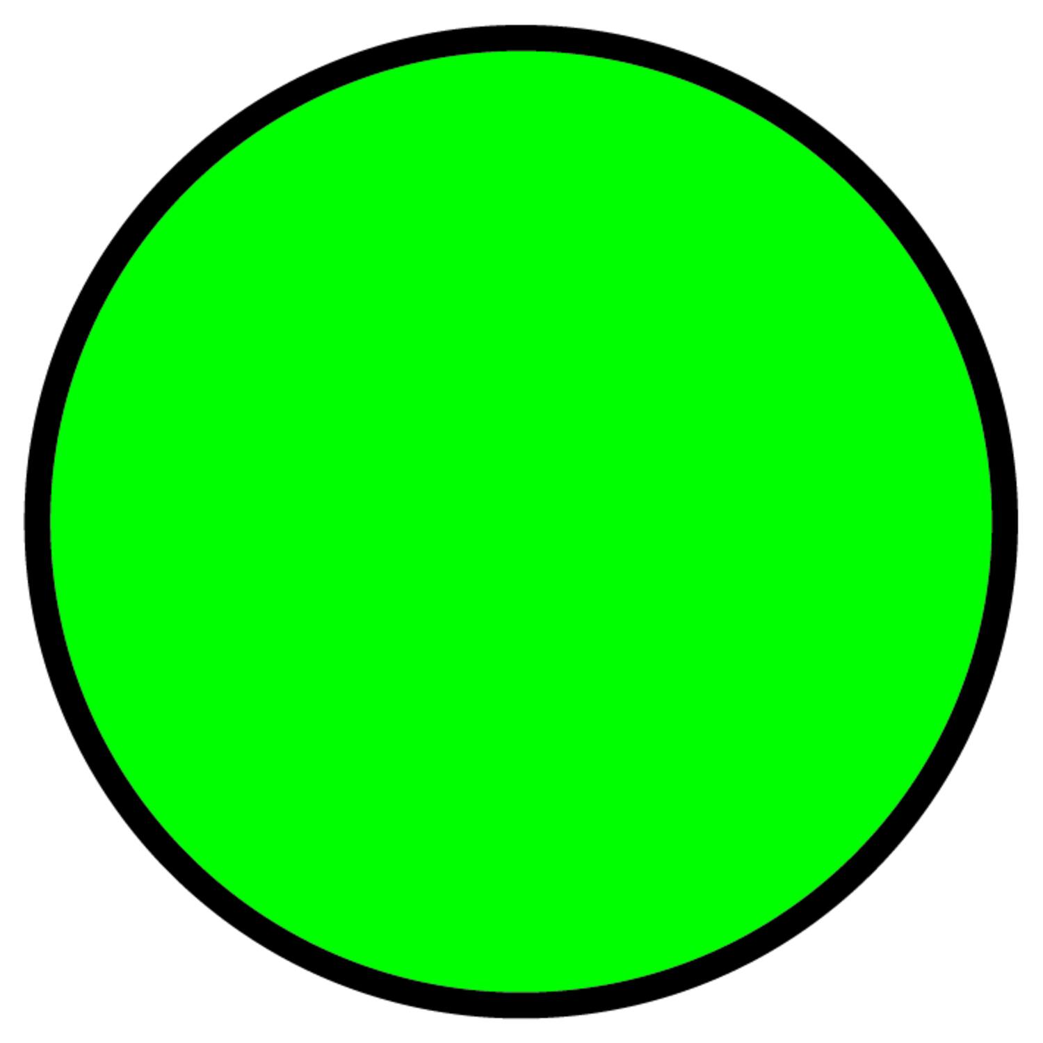 Grønn front til trykkknapp