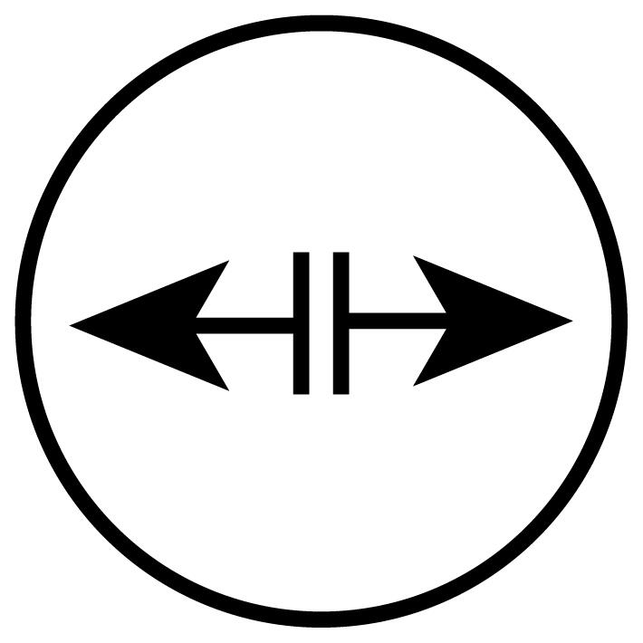 Hvit front til trykknapp pil