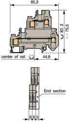 Illustration on ADO-Screw for double deck block