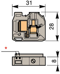 Illustration on Miniblock ADO-screw