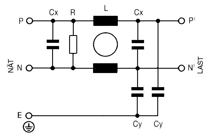 Netzfilter Schema Schaffner FN2010 Nettfilter 1-fase, 1-60 A, Lang levetid I OEM Automatic