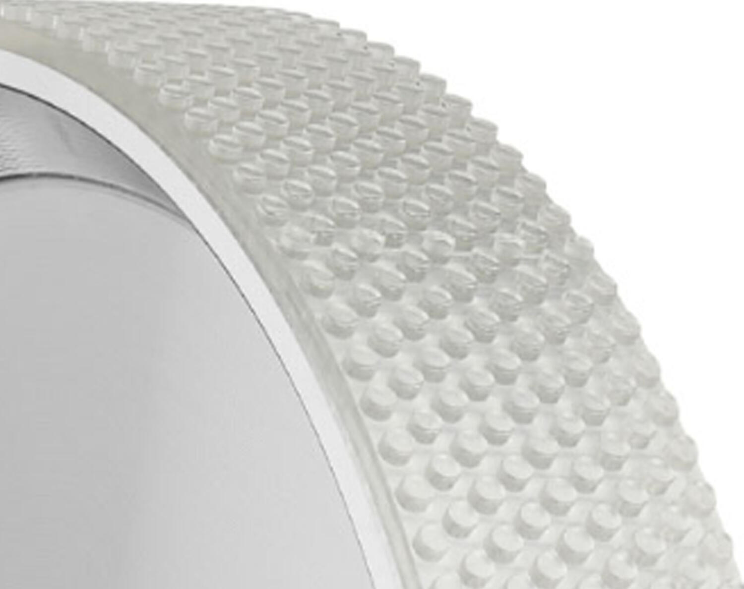 Nubs coated measuring wheel