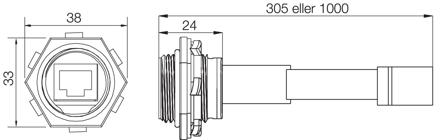 Panelcontact, dimension