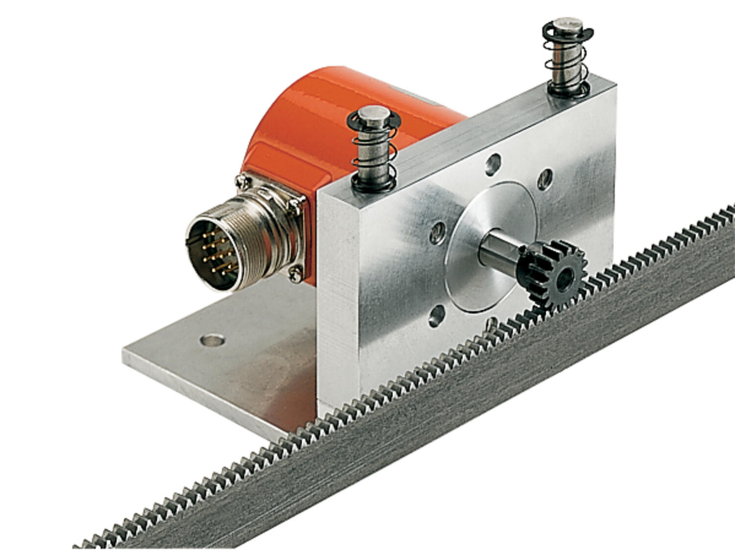 Photo at resilient angle bracket.