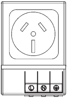 Product scetch Socket SD035 Australia without fuse.png