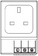 Product scetch Socket SD035 UK, Irland without fuse.png