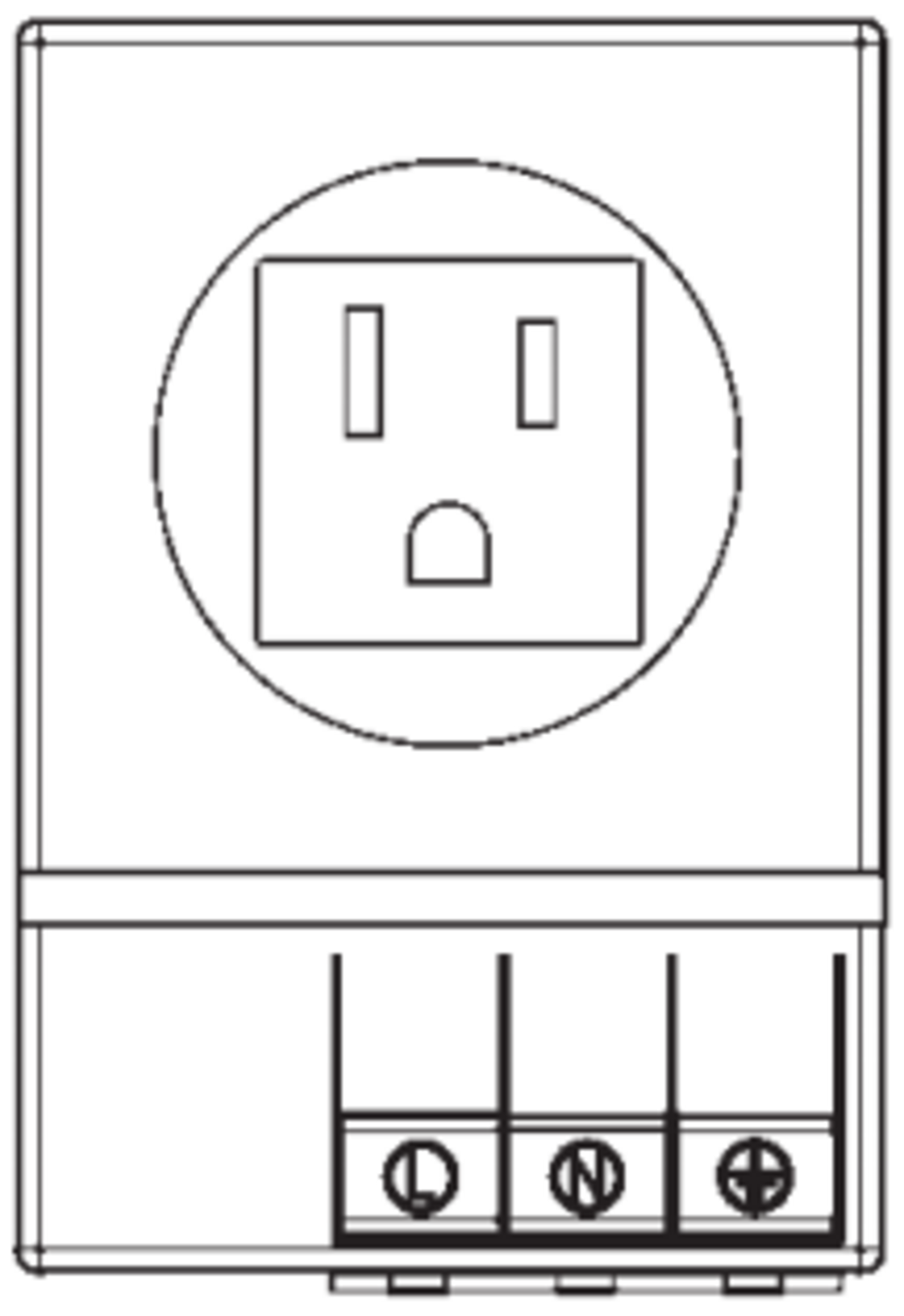 Product scetch Socket SD035 USA, Canada without fuse.png
