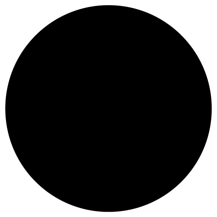 Svart front til trykkknapp